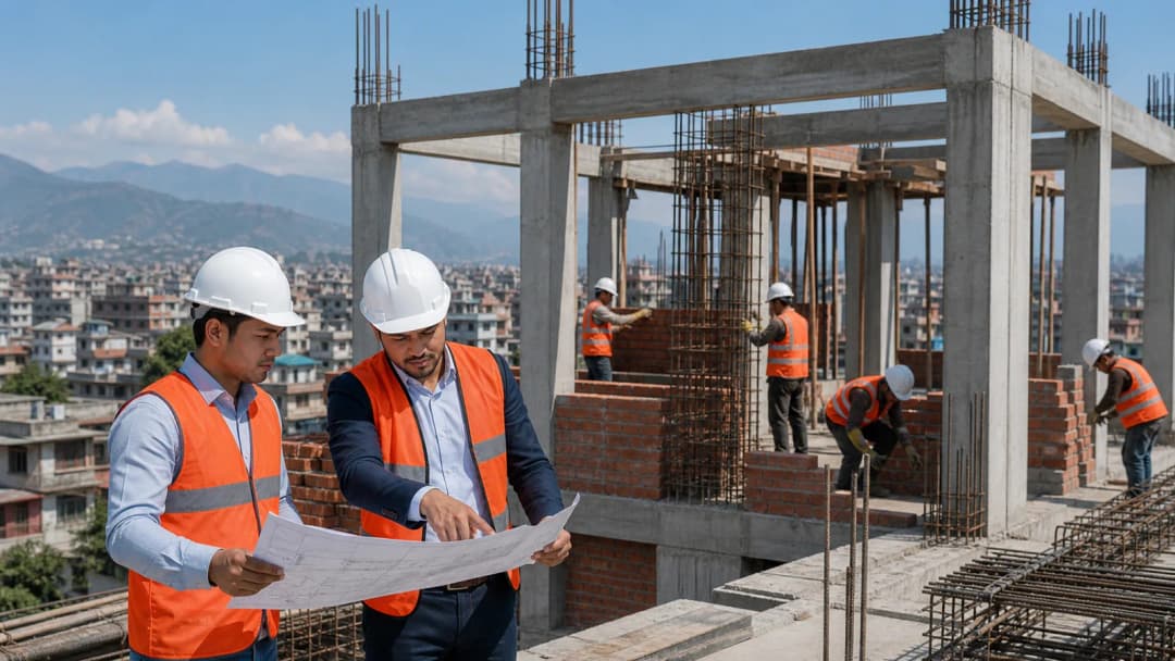 Earthquake resistant building construction in Nepal